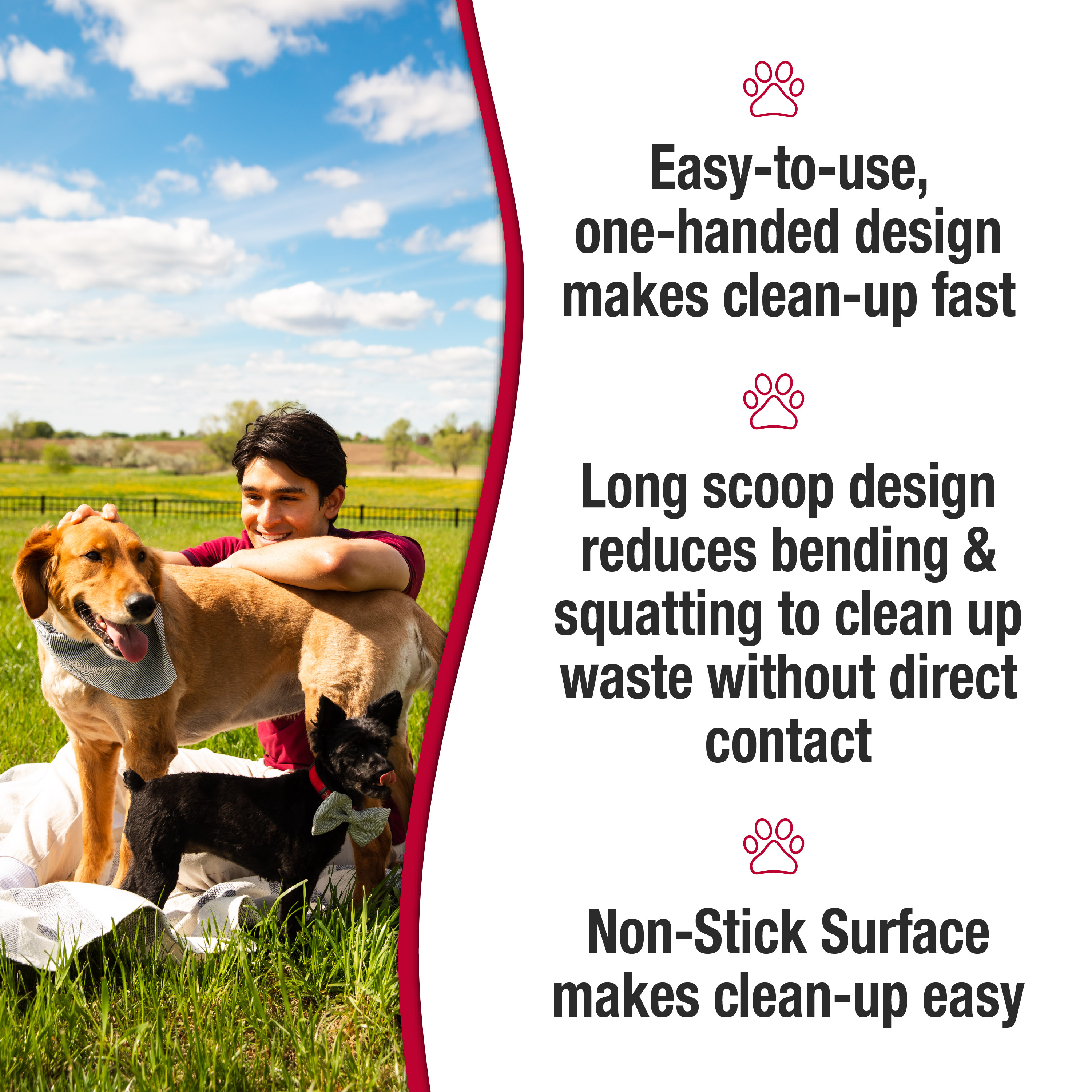 Nature's miracle jaw dog poop scooper top